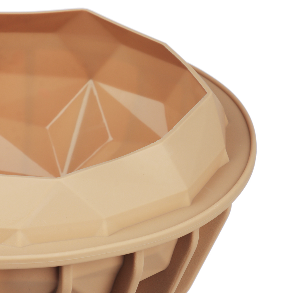 BY COLLECTION Форма для приготовления торта "Грани" 21х9см, силикон, арт.№ 856-143