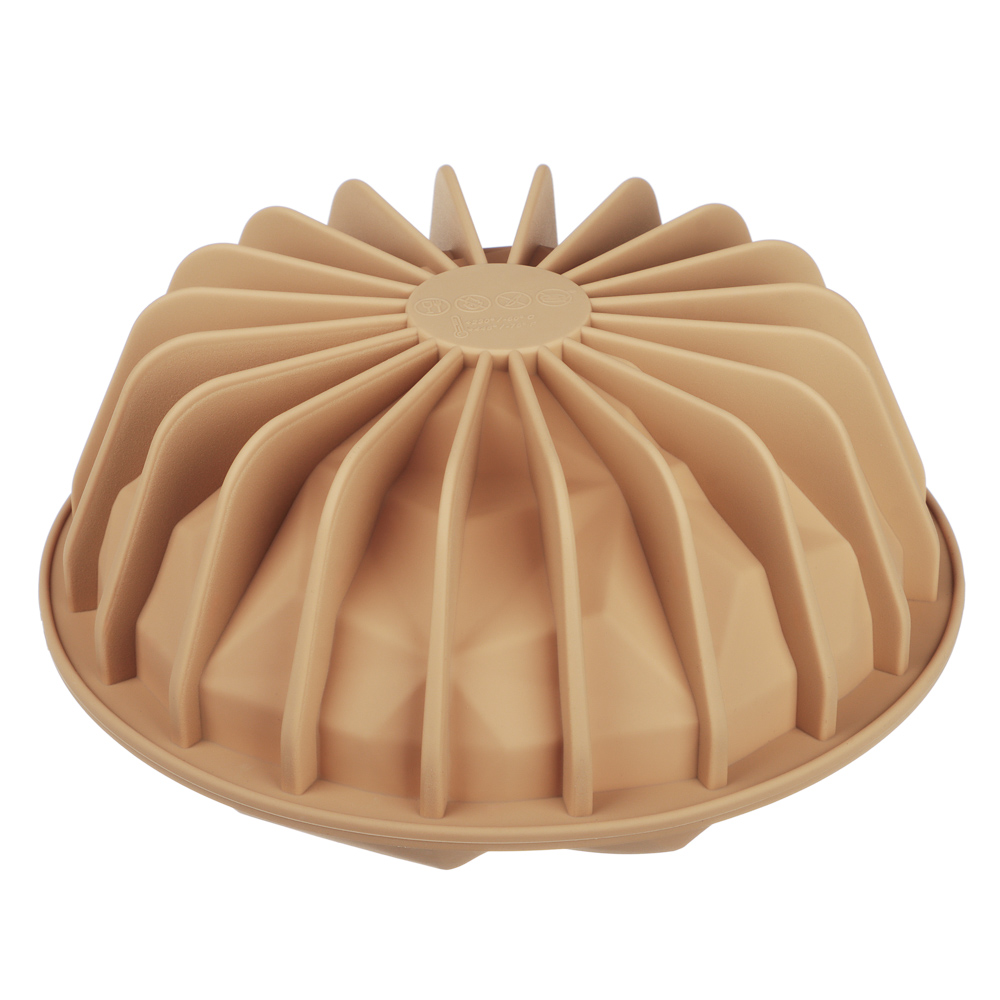 BY COLLECTION Форма для приготовления торта "Грани" 21х9см, силикон, арт.№ 856-143