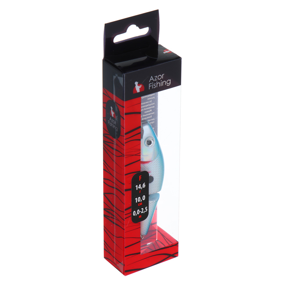 AZOR FISHING Воблер "Дабл Шэд" 100мм, 14,6г, F, 0-2,5м, 5 цветов, арт.№ 145-194