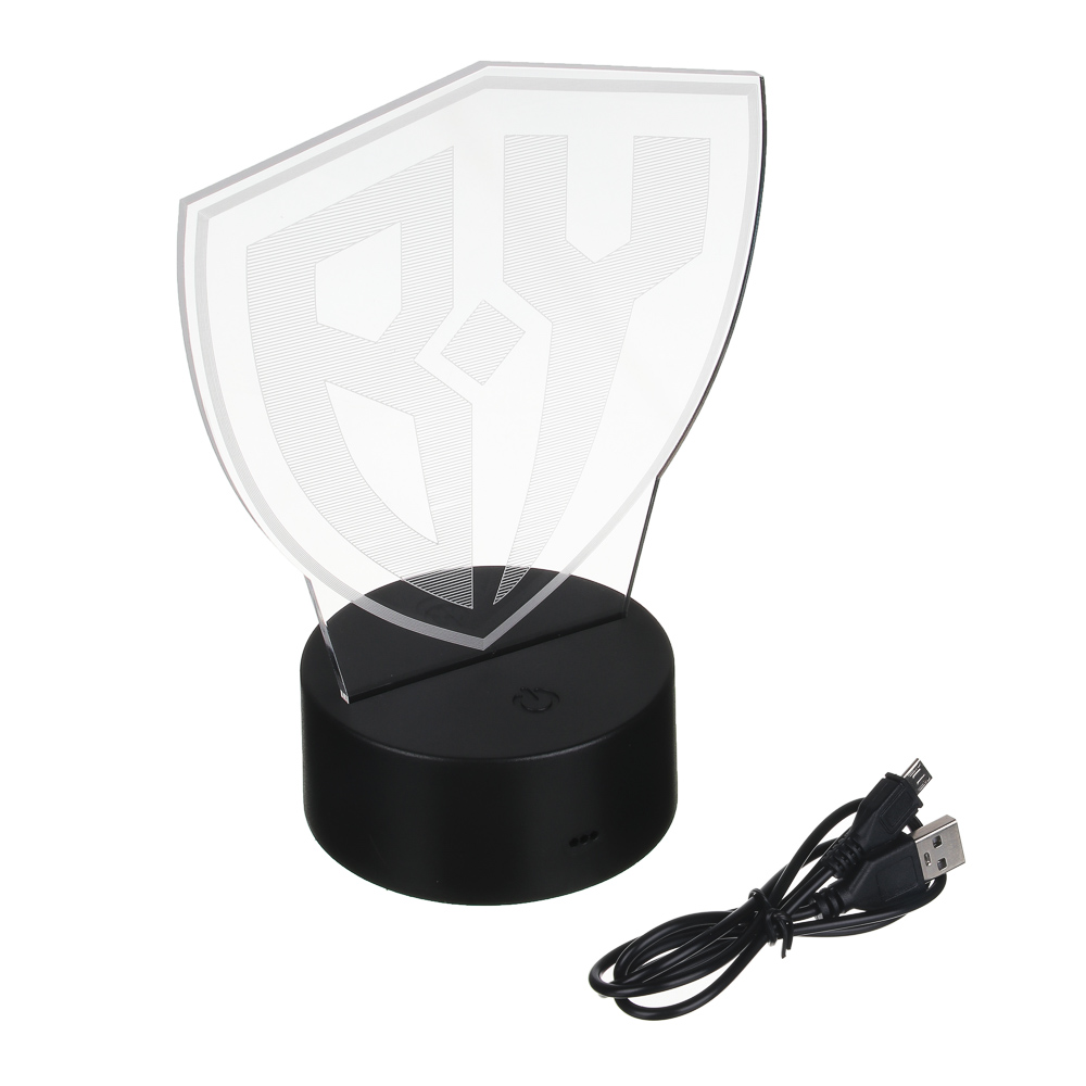 Световая подставка BY, 10LED, 0.5A кабель microUSB, 80см, 3xAAA, пластик, арт.№ 470-084