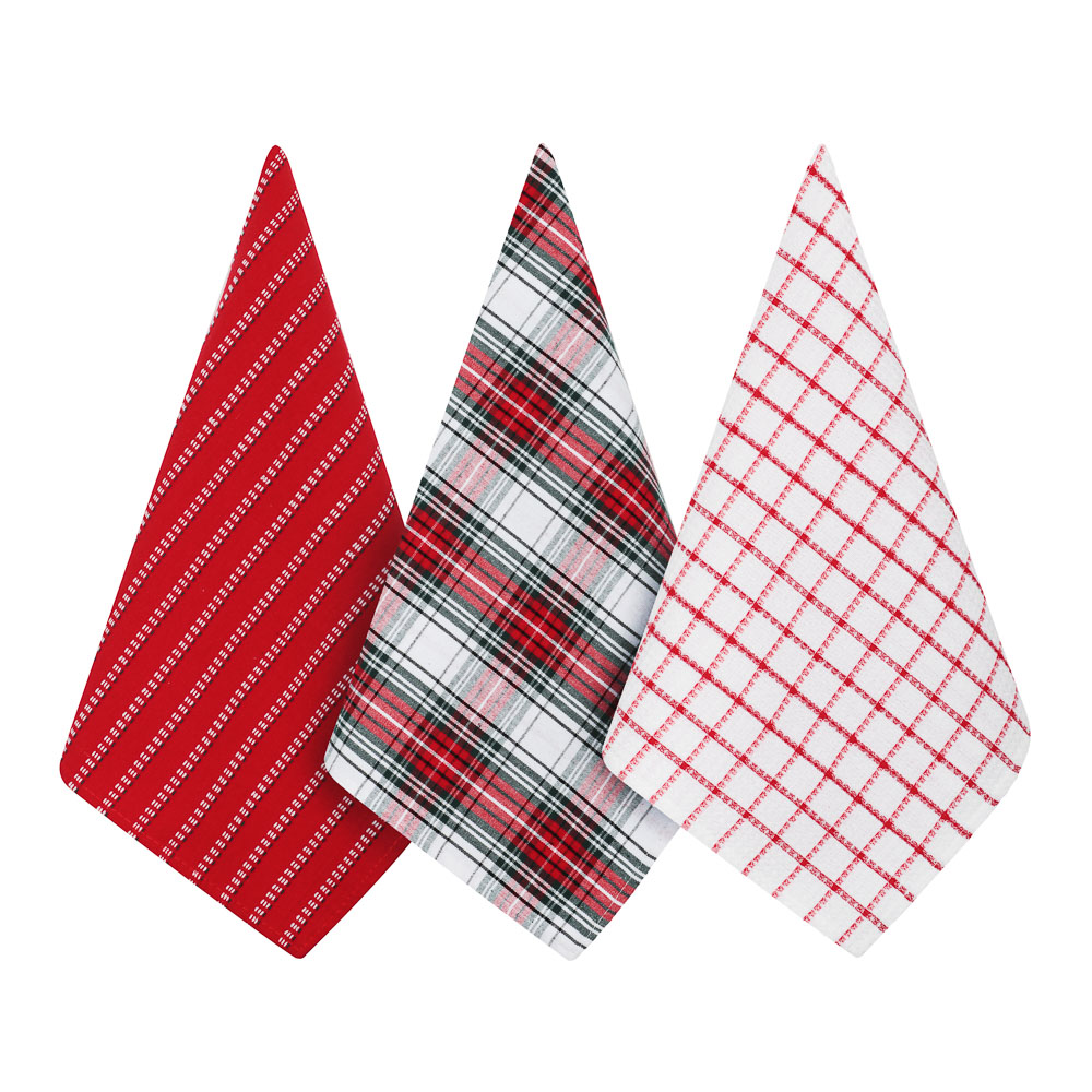 BY COLLECTION Фелиз Полотенце кухонное в наборе 3шт., 100% хлопок, 38х63см, арт.№ 492-247