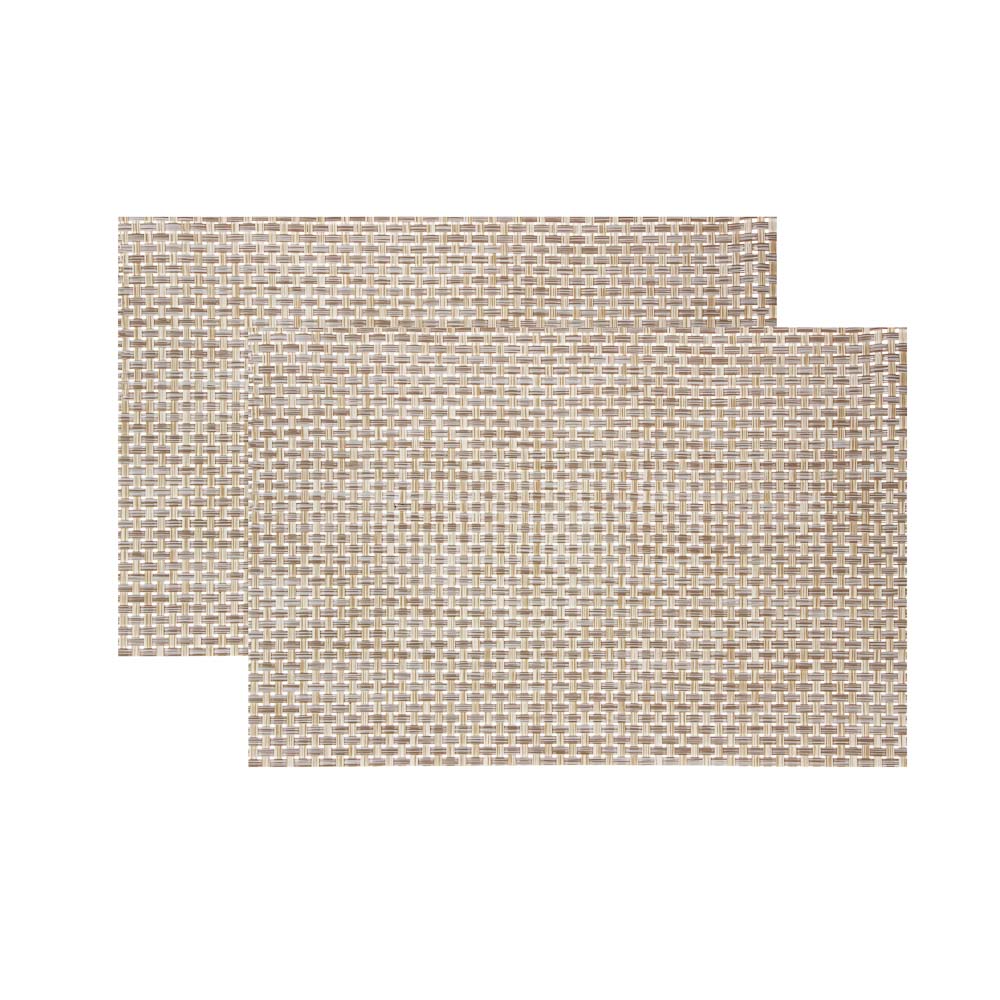 Набор салфеток сервировочных ПВХ, 2шт, крупноплетеные, 30x45см, 3 цвета, арт.№ 890-350