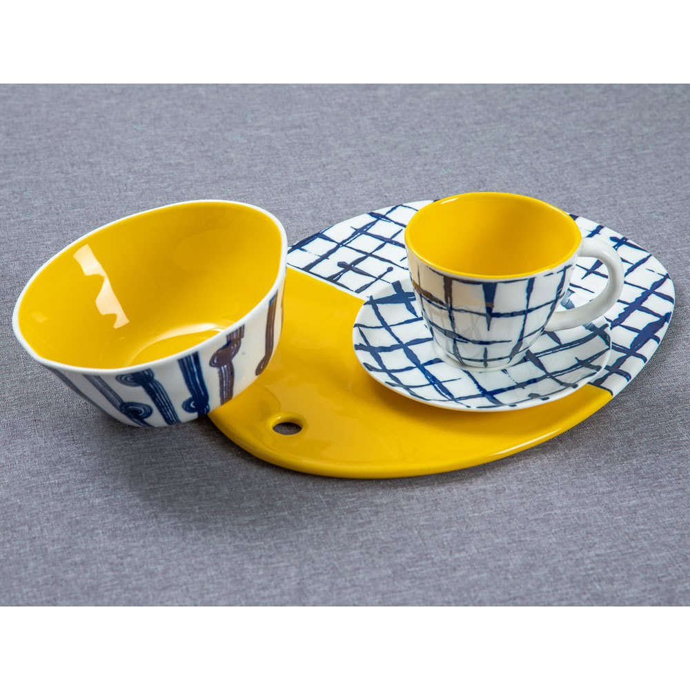 MILLIMI Индиго Салатник, 16х7см, керамика, арт.№ 824-468