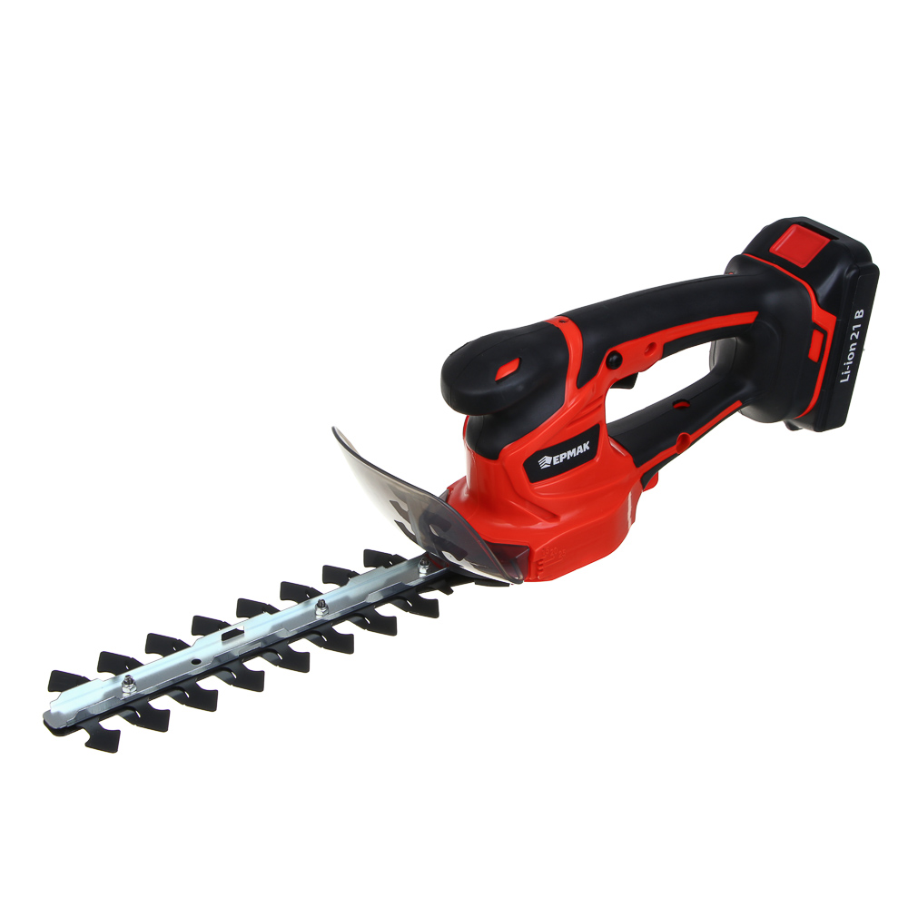 ЕРМАК Ножницы-кусторез садовые на АКБ, 21В, 1,5А Li-ion (1шт), з/у, 2500 резов в мин,(ONE), арт.№ 691-080