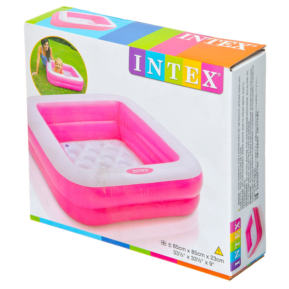 INTEX Бассейн надувной 85x85x23см, 57100NP, арт.№ 109-009