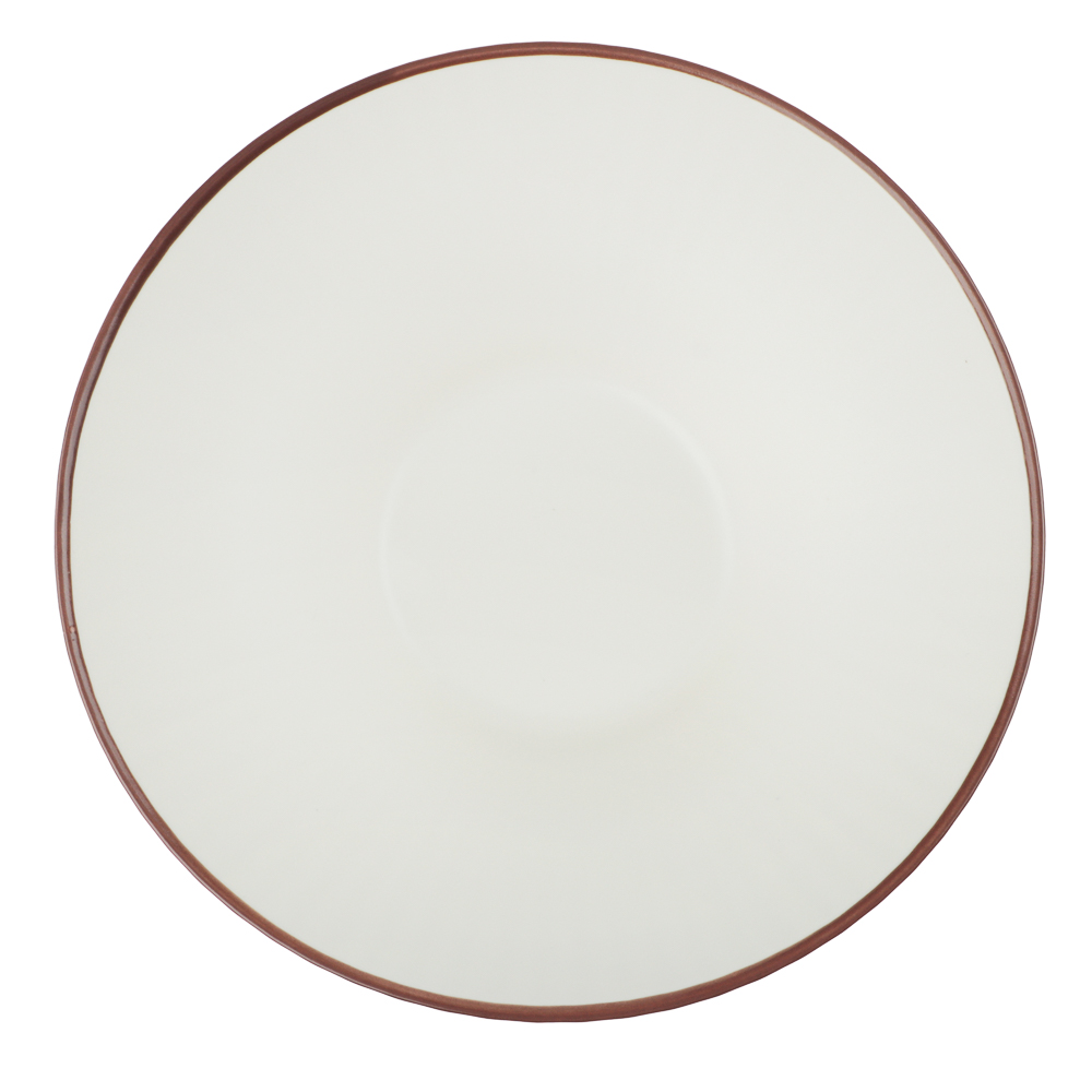 Салатник Лусия тм MILLIMI, 20см, фарфор, кремовый, арт.№ 816-253