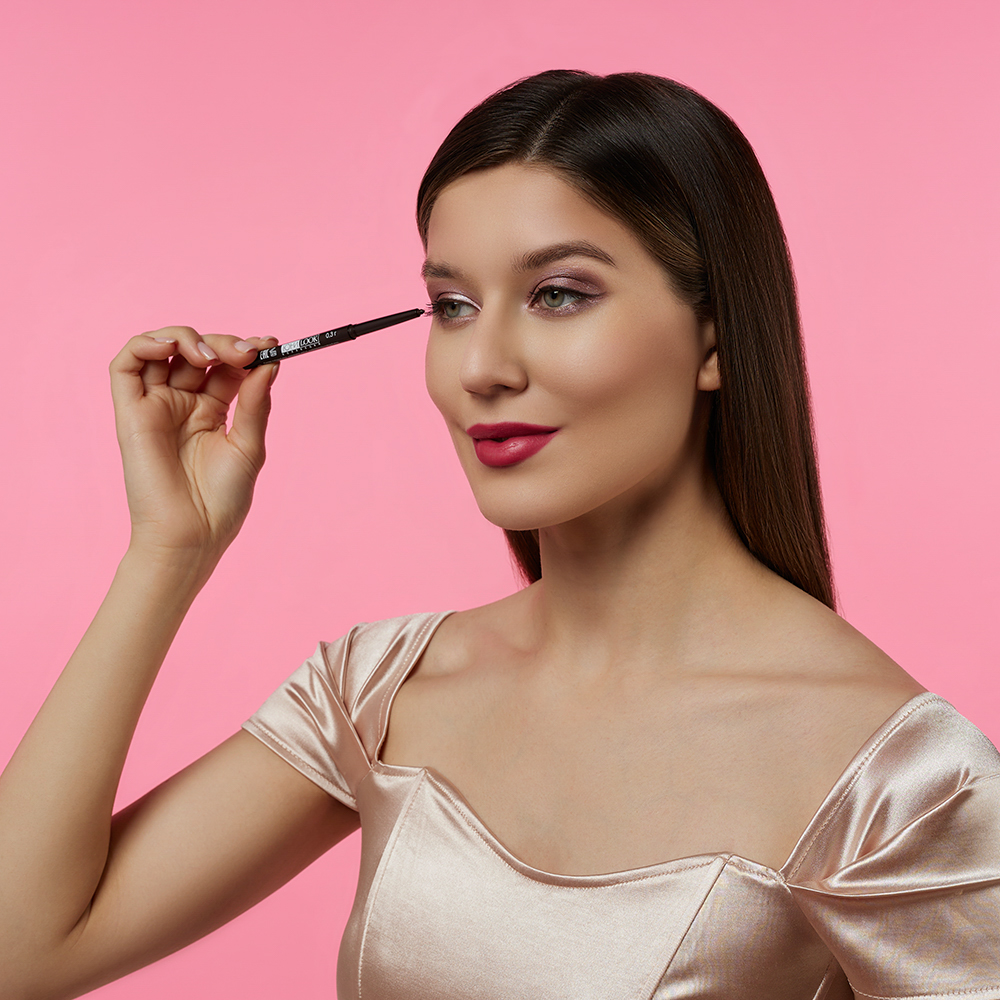 ЮНИLOOK Карандаш для глаз, автомат, 0,3 г, Тон 02, арт.№ 330-053