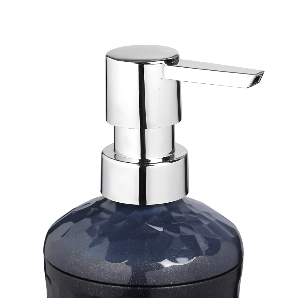 Диспенсер для мыла, Luna, 350мл, пластик, синий, арт.№ 463-463