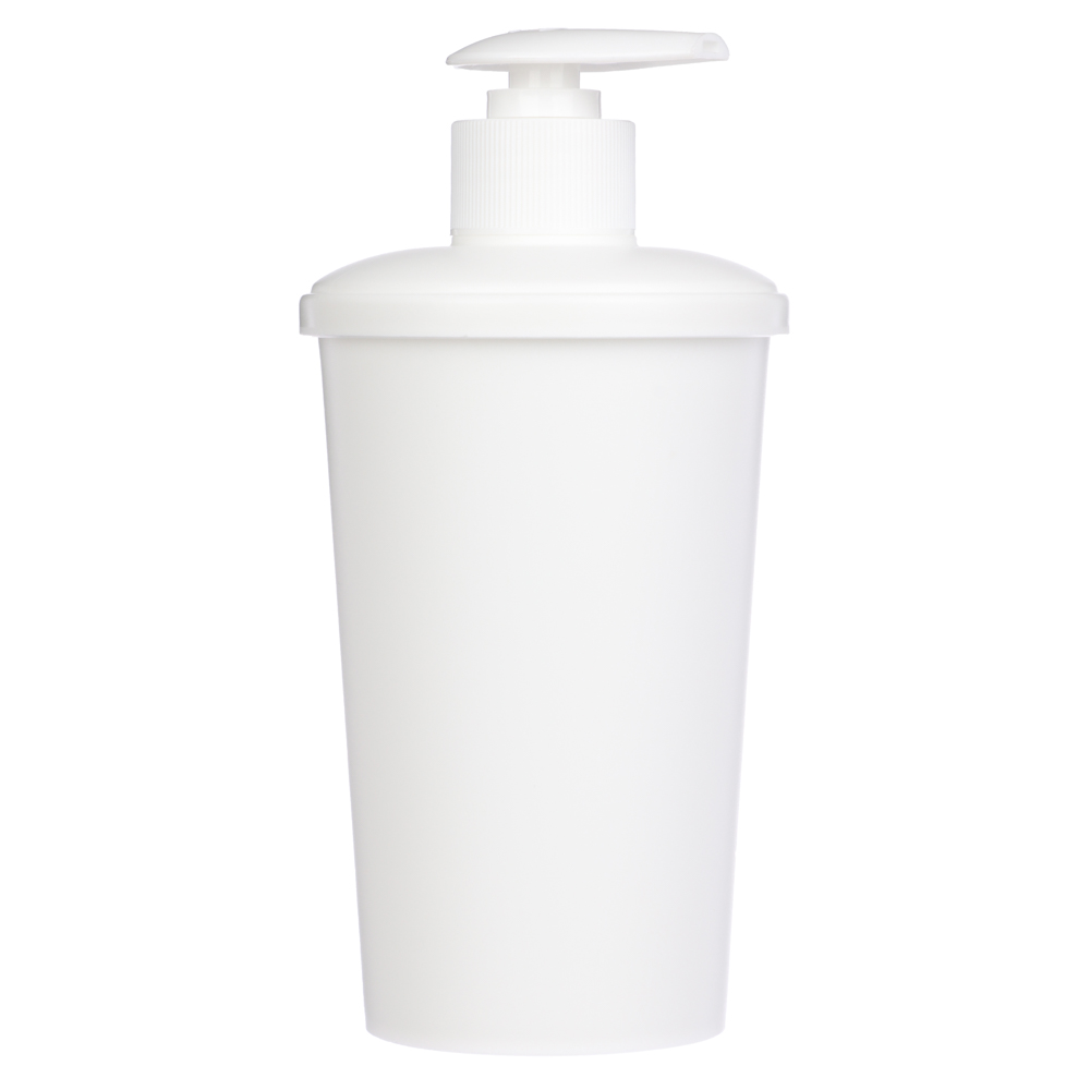 Диспенсер для жидкого мыла "Scandi" 83х83х180мм, 0,4л, белый, арт.№ 463-527