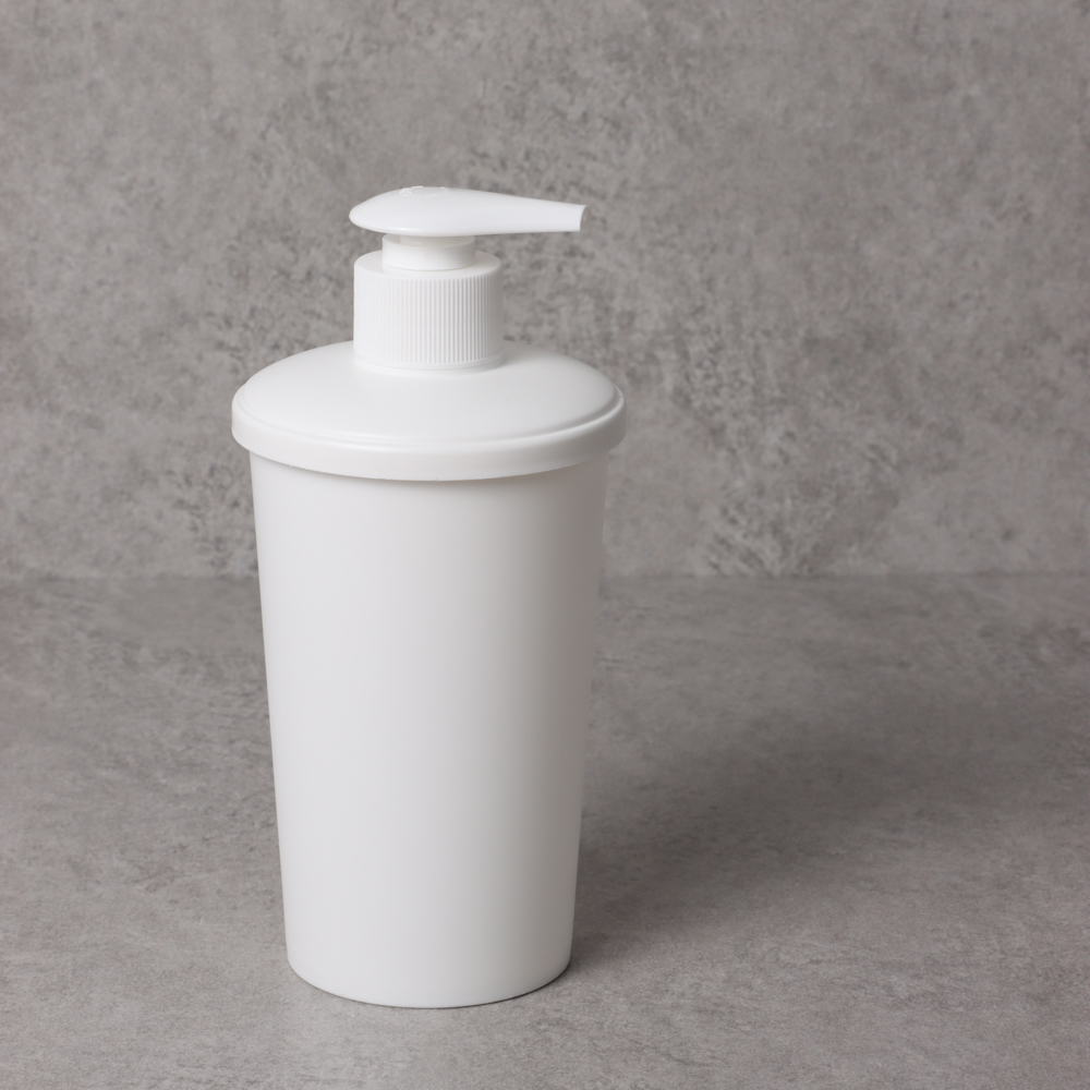 Диспенсер для жидкого мыла "Scandi" 83х83х180мм, 0,4л, белый, арт.№ 463-527