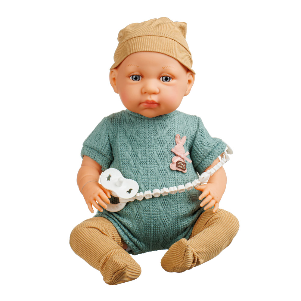 ИГРОЛЕНД Пупс с эмоцией, 46 см, винил, полиэстер, мягкое тело, 3 дизайна, арт.№ 267-881