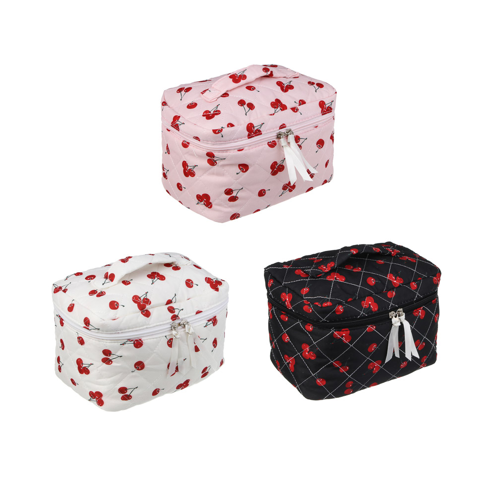 Косметичка - сундучок тм ЮL Cherry Blossom 23х14х14 см, полиэстер, 3 цвета, арт.№ 327-352