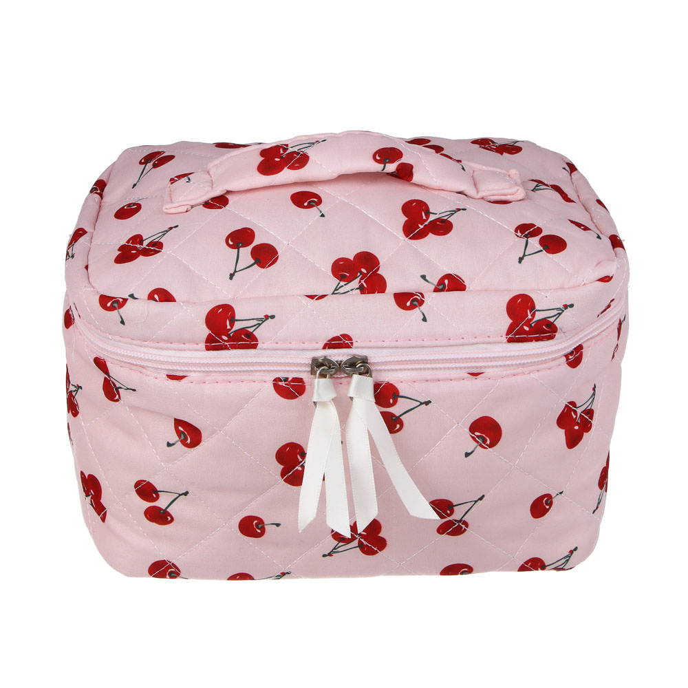 Косметичка - сундучок тм ЮL Cherry Blossom 23х14х14 см, полиэстер, 3 цвета, арт.№ 327-352