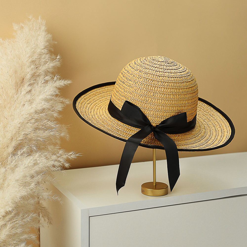 GALANTE Шляпка женская с контрастной окантовкой, р-р 56, 100% целлюлоза, 3 цвета, арт.№ 314-013