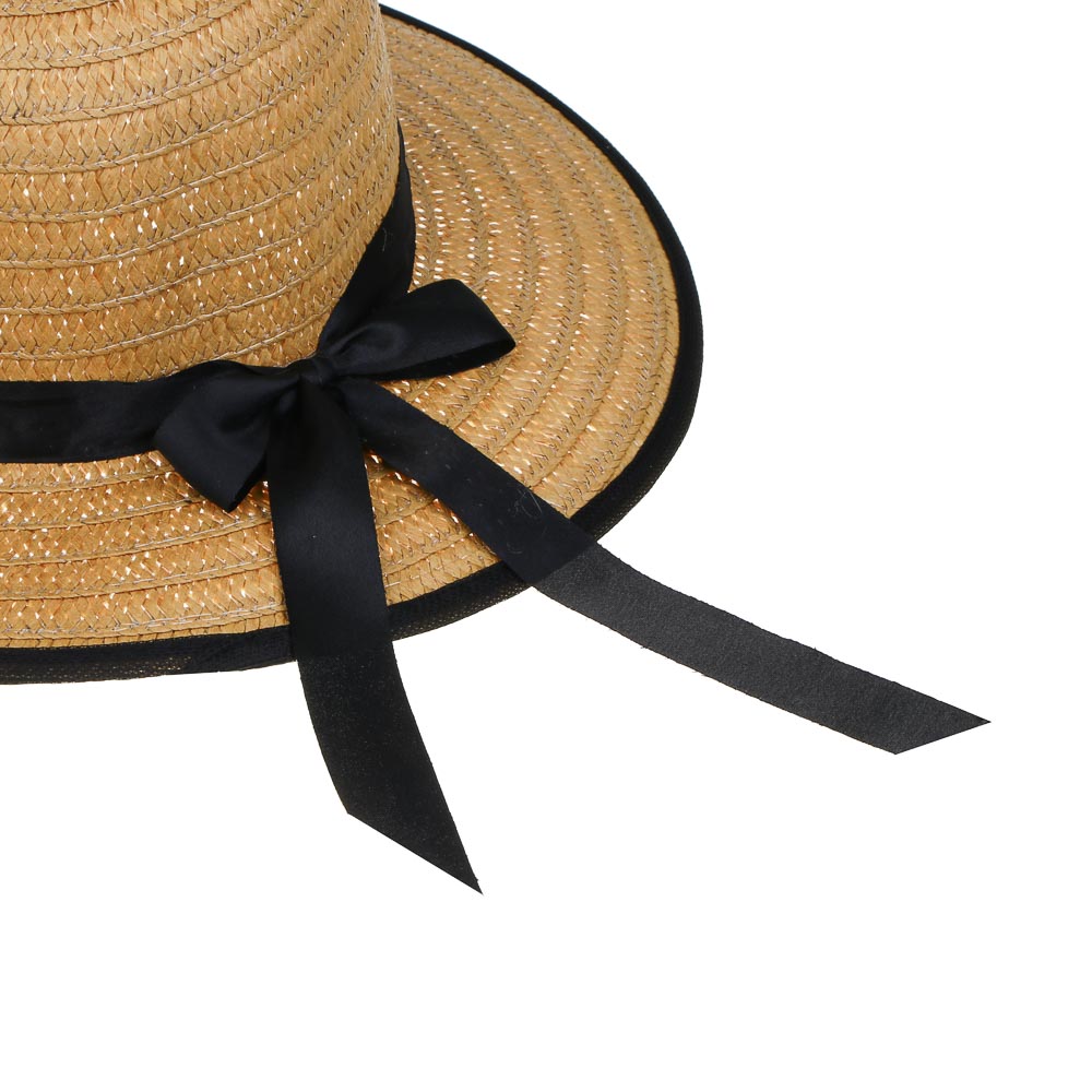 GALANTE Шляпка женская с контрастной окантовкой, р-р 56, 100% целлюлоза, 3 цвета, арт.№ 314-013