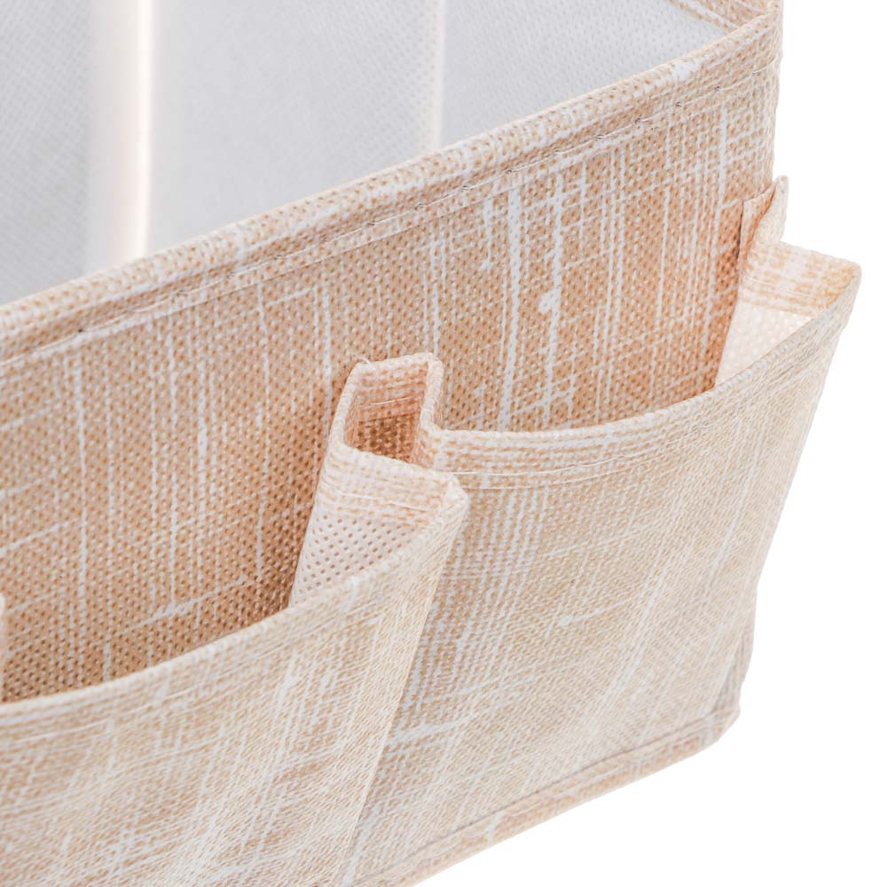 Комплект коробов тм VETTA ЛЁН, текстиль, бежевый, 25х15х12см, 2 шт, арт.№ 457-642