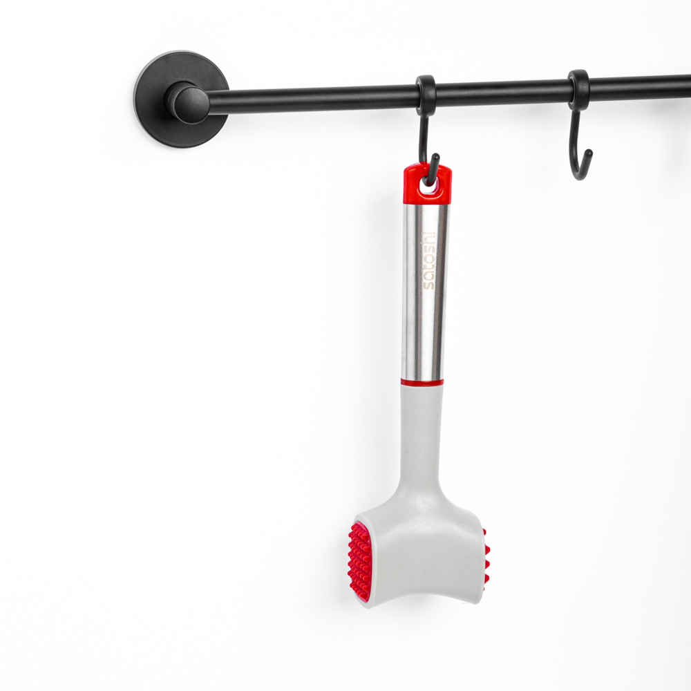 SATOSHI Премьер Набор кух. принадлежностей,7пр: щипцы,лопатка-2шт,молоток,половник,толкушка,шумовка, арт.№ 881-001