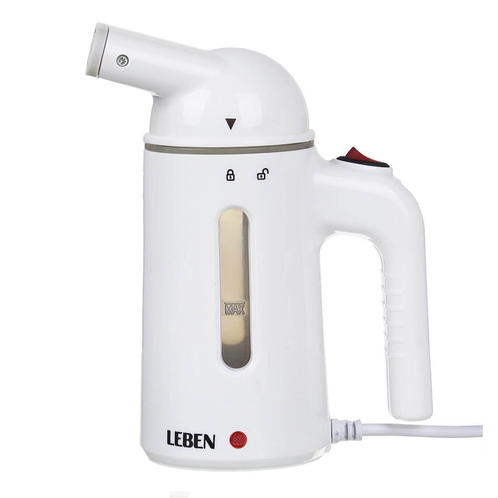 LEBEN Отпариватель ручной, 930Вт, 17гр/мин, объем 160мл, арт.№ 249-029
