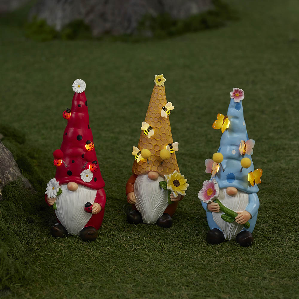 INBLOOM Фонарь на солн.батарее, 10х10х25.5см,  4LED, шампань, 1.2V AA Ni-MH 300mAh, 1 реж, полистоун, арт.№ 475-335