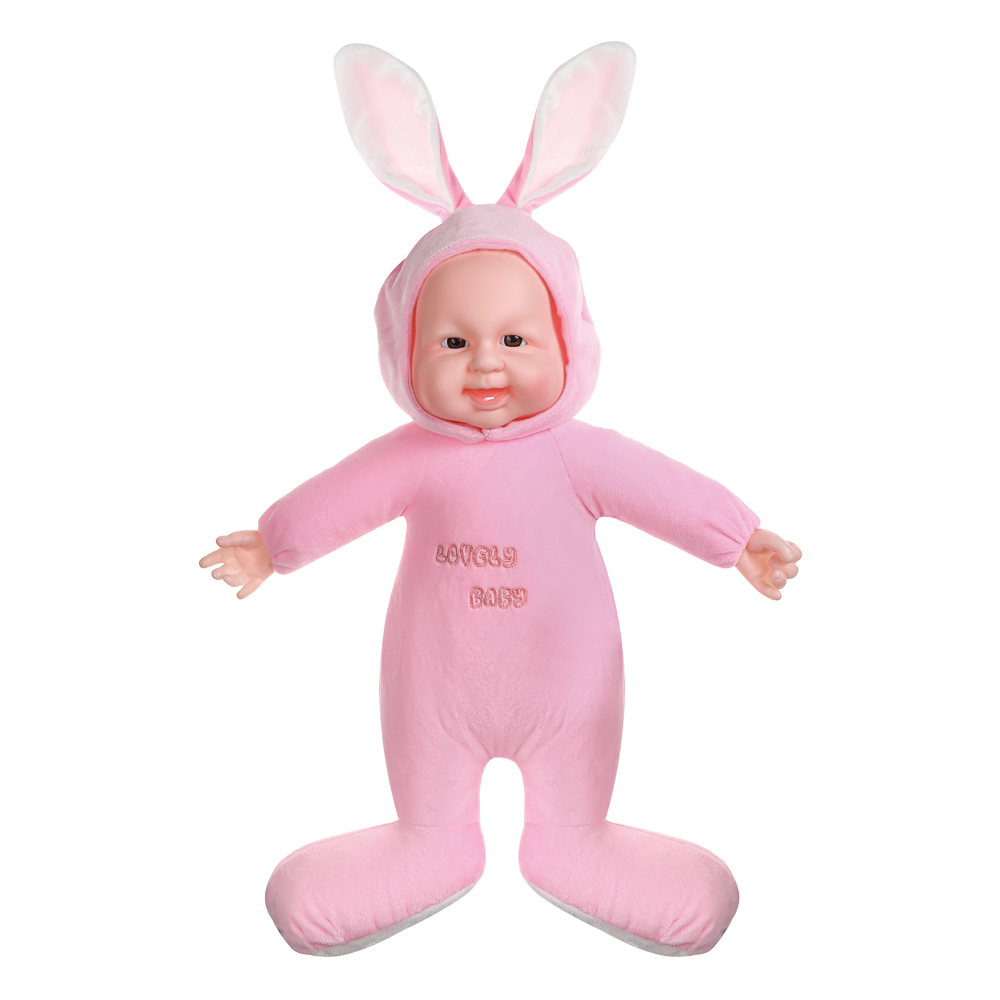 ИГРОЛЕНД Пупс с мягким телом, 50 см, полиэстер, PVC, 6 видов, арт.№ 267-896