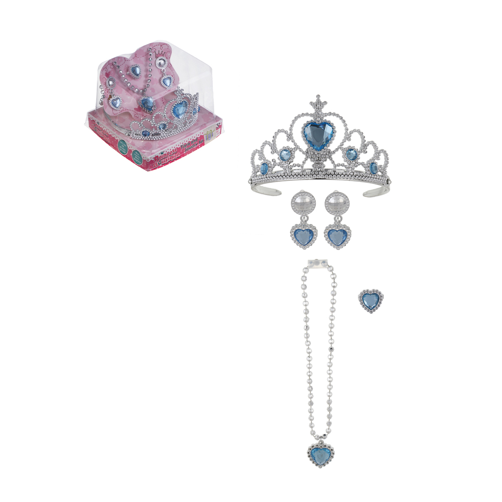ИГРОЛЕНД Набор бижутерии "Королевский", PP, ABS,  15х12х14см, арт.№ 294-233