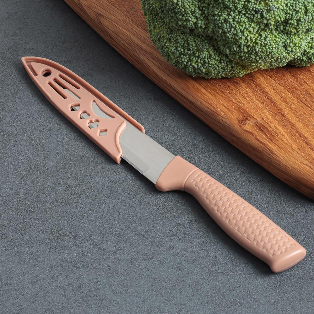 Нож для овощей в чехле, 19,5х2,5см, арт.№ 803-379