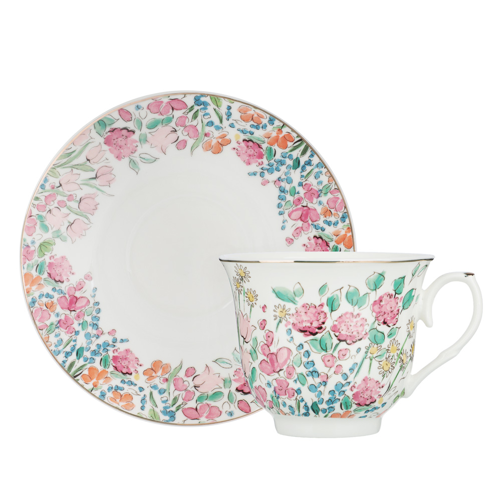 Набор чайный 2 пр., 225мл, MILLIMI, Паола, фарфор, арт.№ 802-565