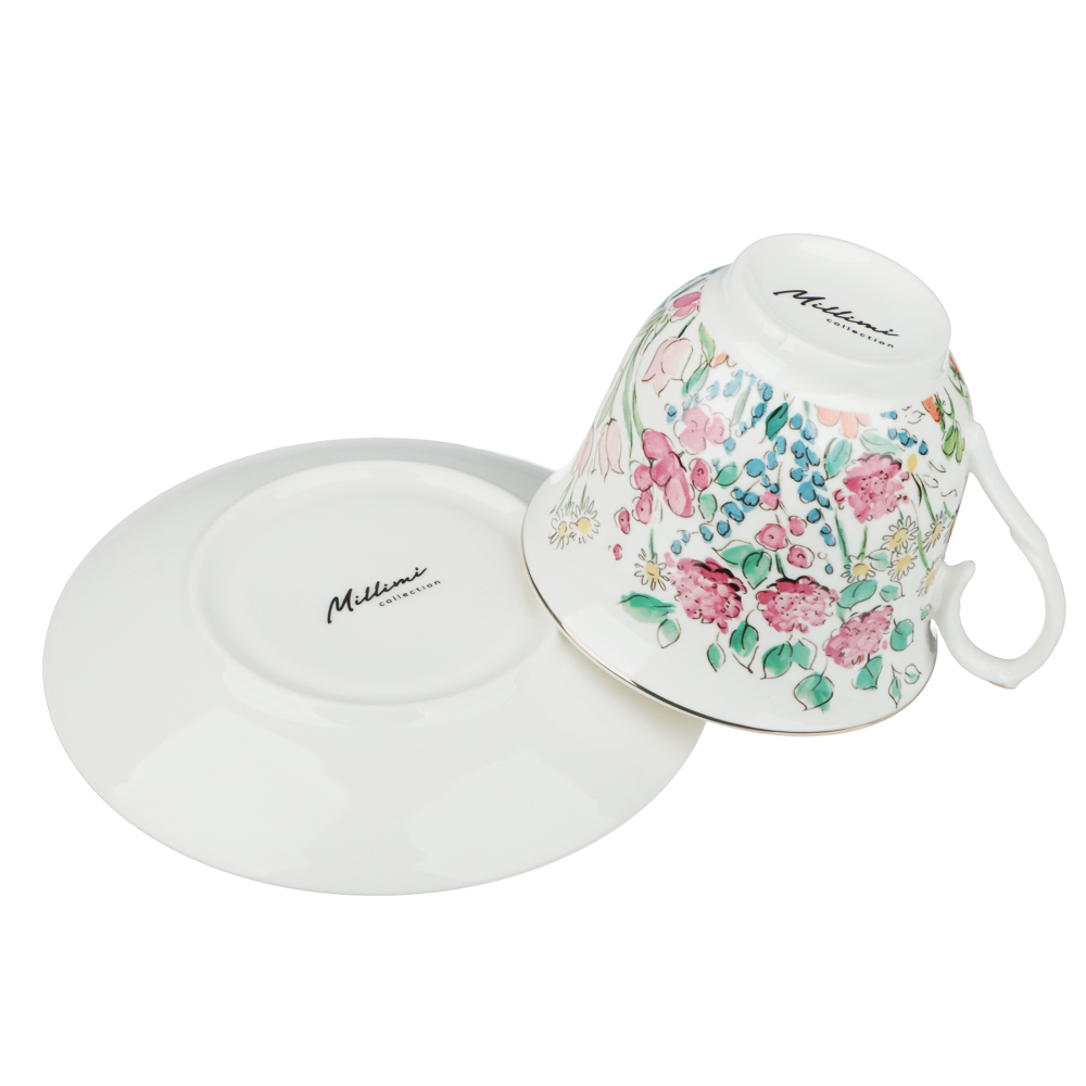Набор чайный 2 пр., 225мл, MILLIMI, Паола, фарфор, арт.№ 802-565