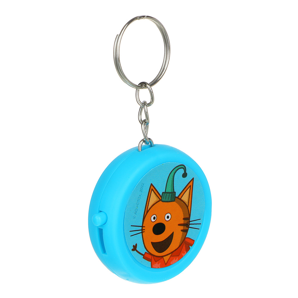 ИГРОЛЕНД Проектор-брелок "Три кота", 3хAG3, ABS, свет, 7х11х2см, 3 дизайна, арт.№ 295-179