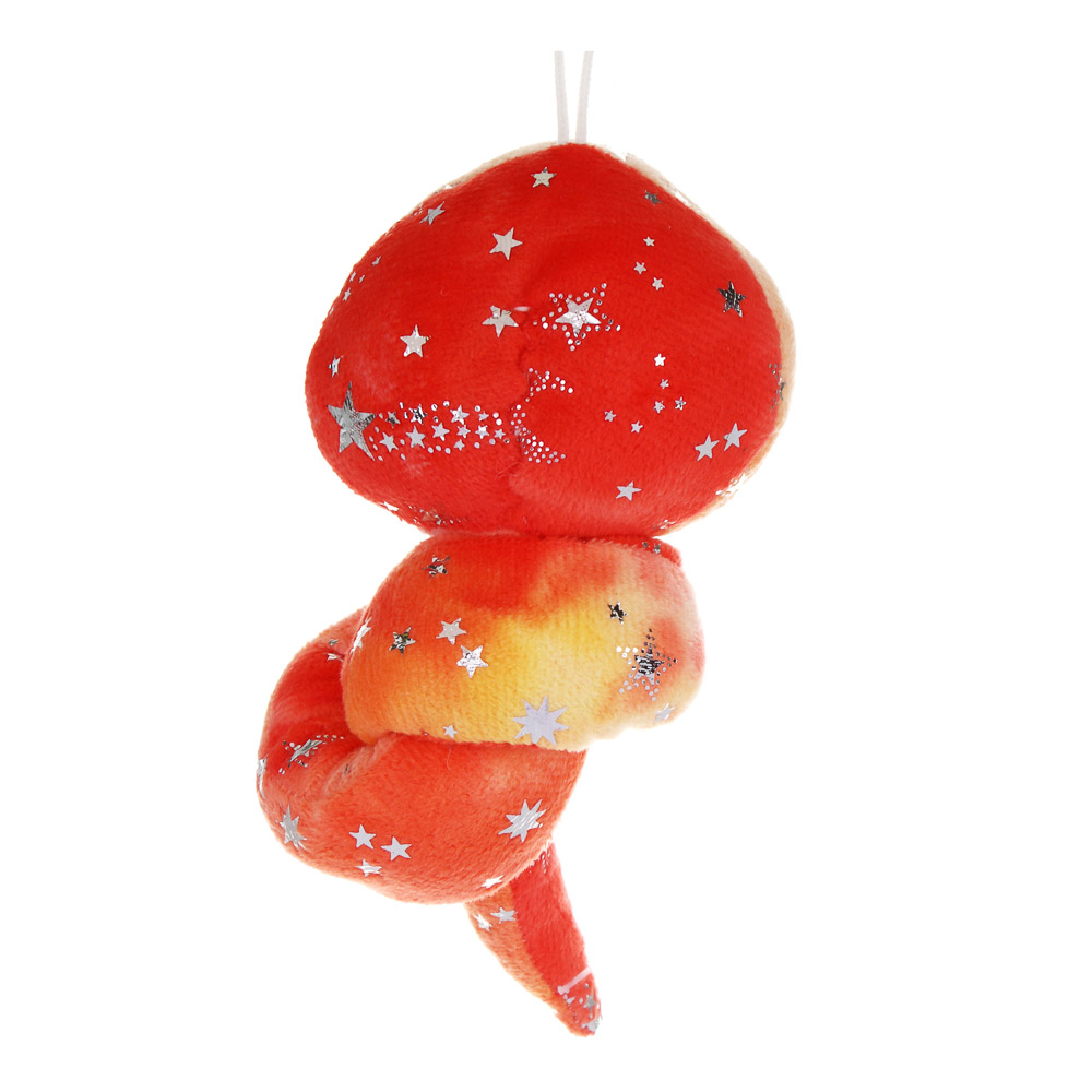 СНОУ БУМ Сувенир мягкий змейка, полиэстер, 38см, 4 цвета, арт.№ 394-528