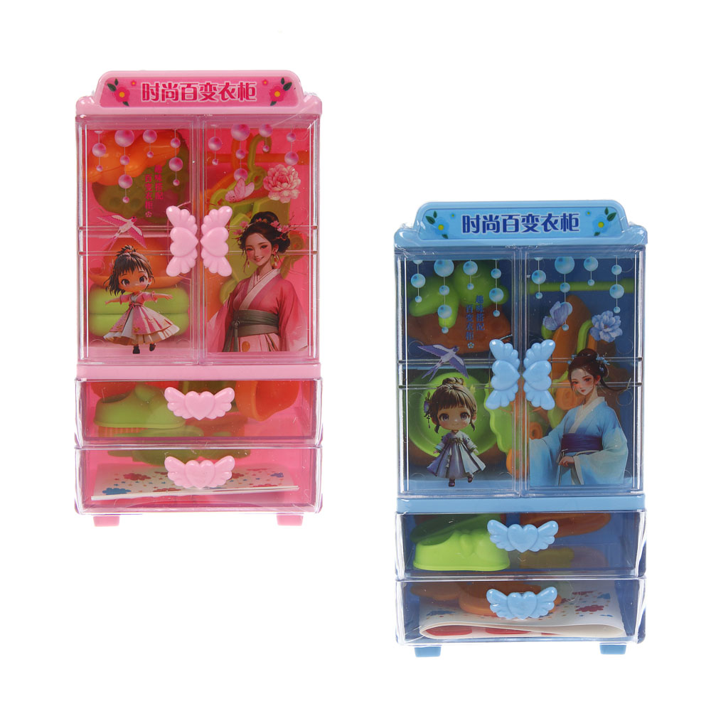 Мебель для кукол с гардеробом, PP, ABS, тм ИГРОЛЕНД, арт.№ 278-143