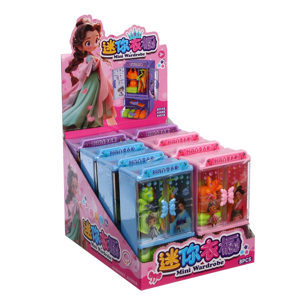 Мебель для кукол с гардеробом, PP, ABS, тм ИГРОЛЕНД, арт.№ 278-143