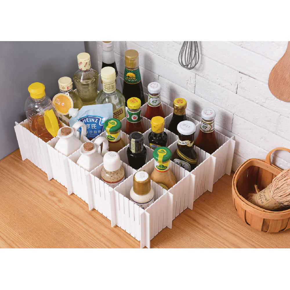 VETTA Набор разделителей для ящиков 46,5х7см, 4 штуки, пластик, 3 цвета, арт.№ 457-438