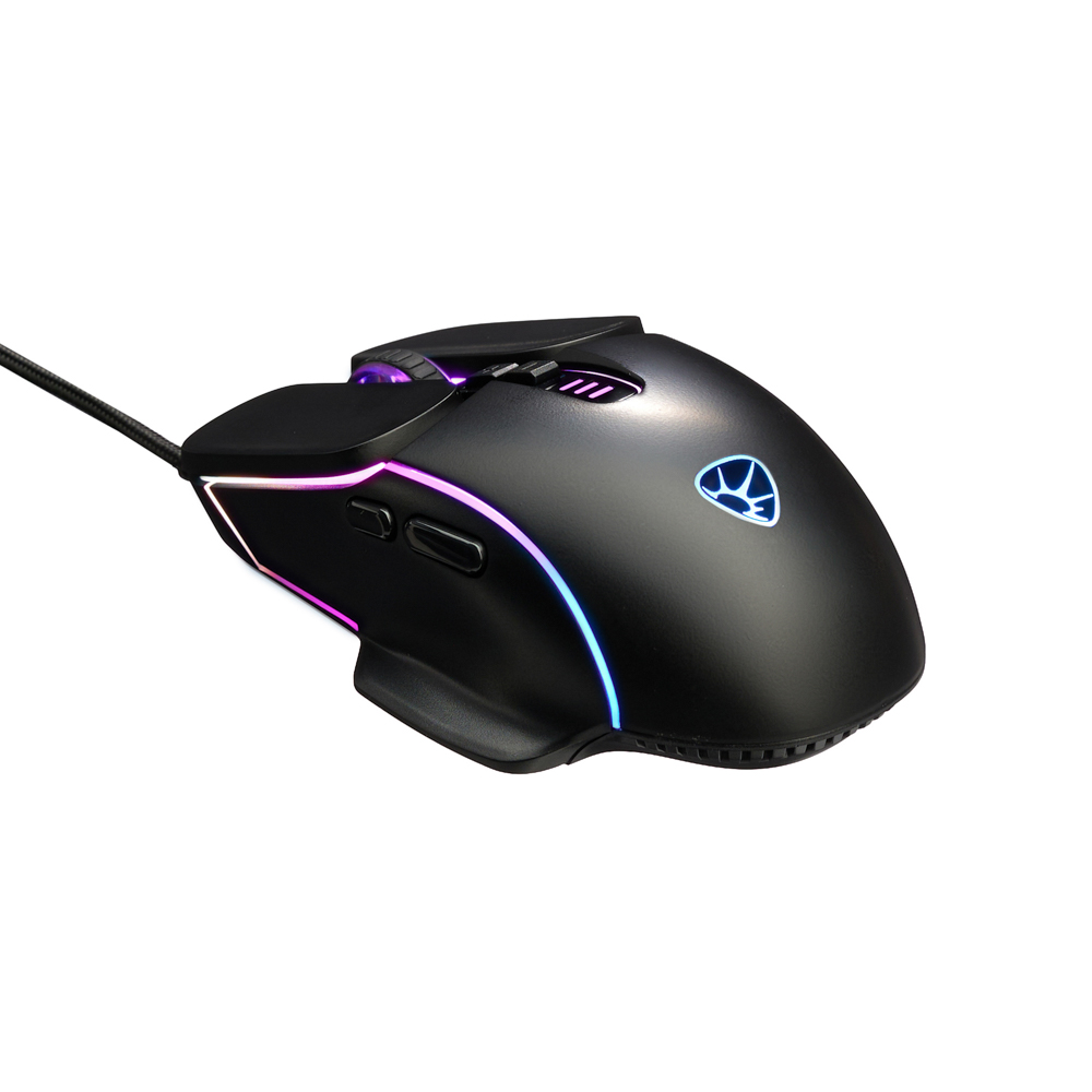 BY Игровая мышь проводная Mortar 7000dpi,7D,A725F,RGB,220см, арт.№ 405-053