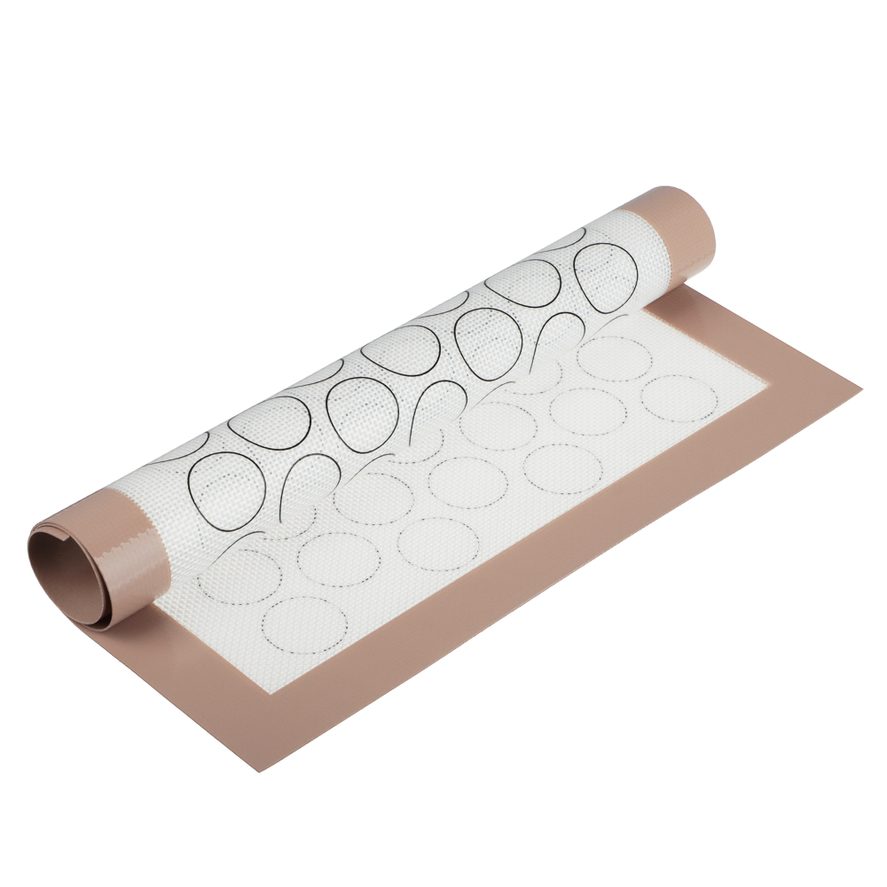 SATOSHI Коврик для теста, 40x30см "Макарун", силикон, арт.№ 856-159