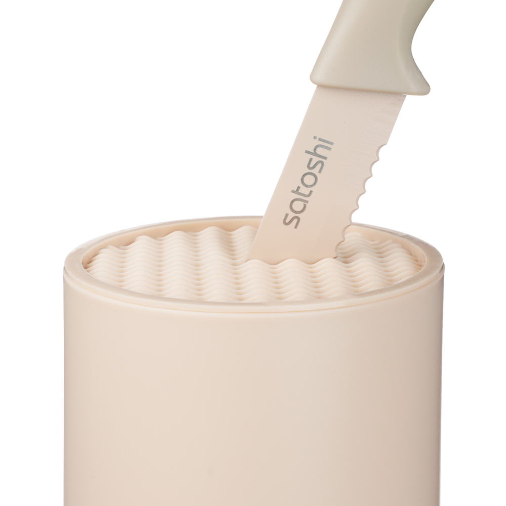 SATOSHI Тулуза Набор ножей кухонных 6пр, на подставке, арт.№ 803-405