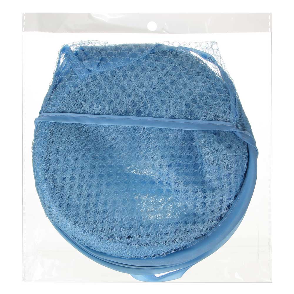 Корзина для игрушек раскладная сетчатая с ручками, полиэстер, 34х57х34см, 4-6 цветов, арт.№ 275-039