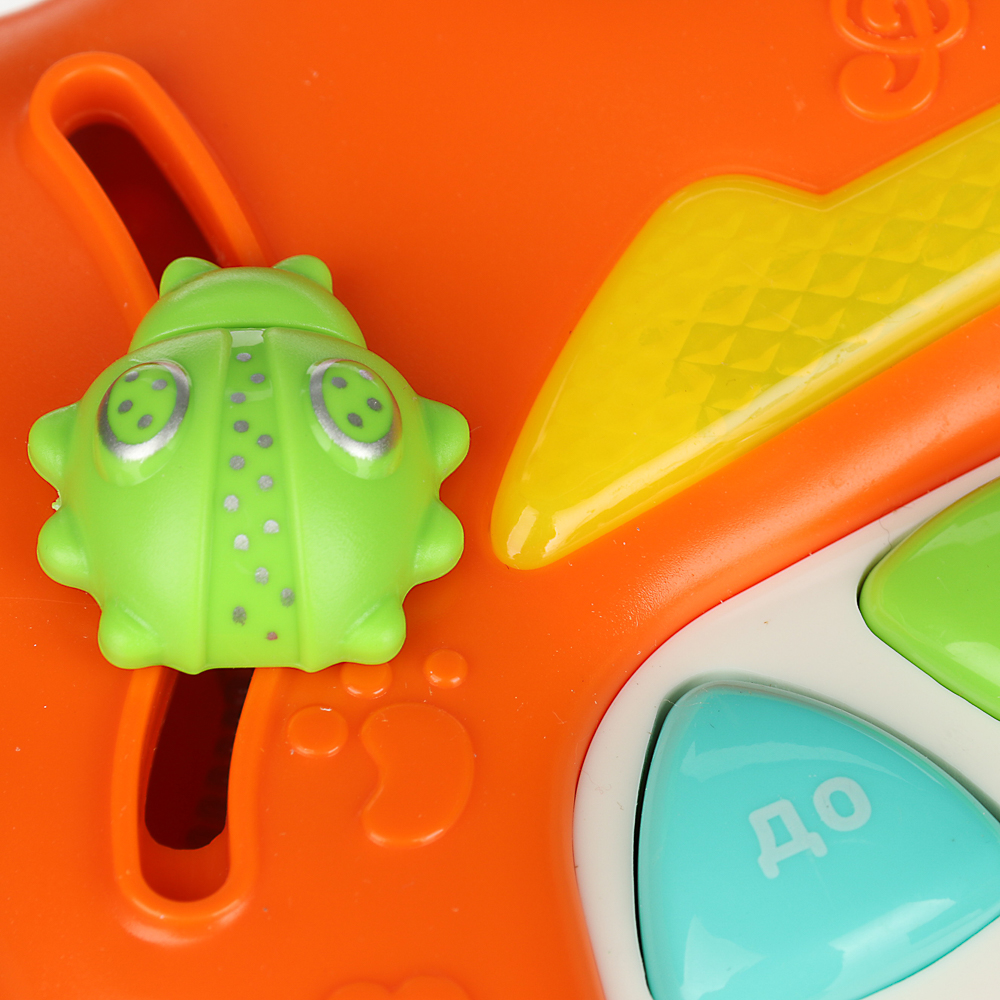 ИГРОЛЕНД Планшет-бизиборд музыкальный, свет, звук, 2АА, пластик, 17х13х4,5см, 2 цвета, арт.№ 272-729