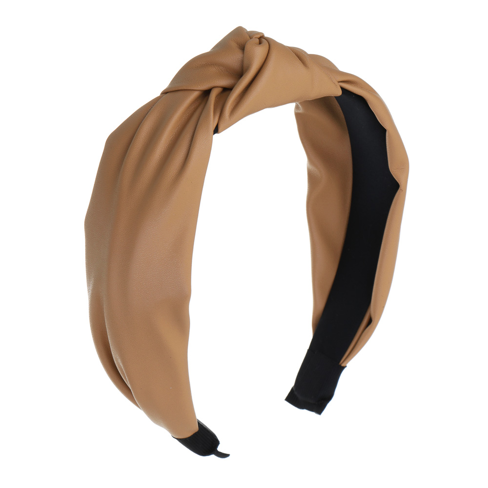 Ободок для волос ЮНИLOOK, 3см, PU, ABS, 3-4 цвета, ACS-66, арт.№ 323-012