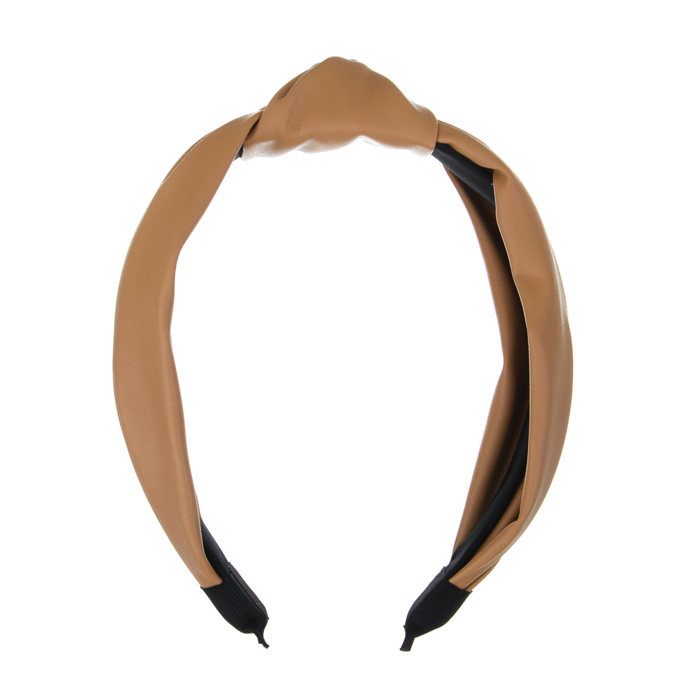 Ободок для волос ЮНИLOOK, 3см, PU, ABS, 3-4 цвета, ACS-66, арт.№ 323-012