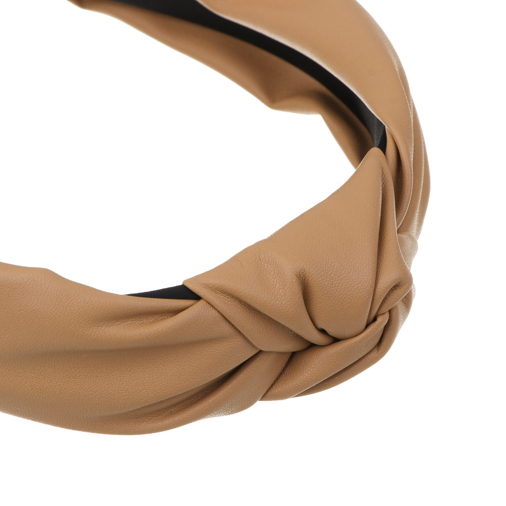 Ободок для волос ЮНИLOOK, 3см, PU, ABS, 3-4 цвета, ACS-66, арт.№ 323-012