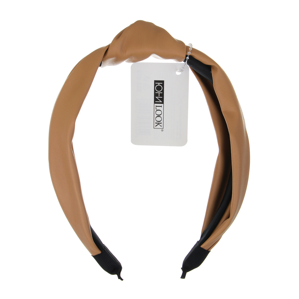 Ободок для волос ЮНИLOOK, 3см, PU, ABS, 3-4 цвета, ACS-66, арт.№ 323-012