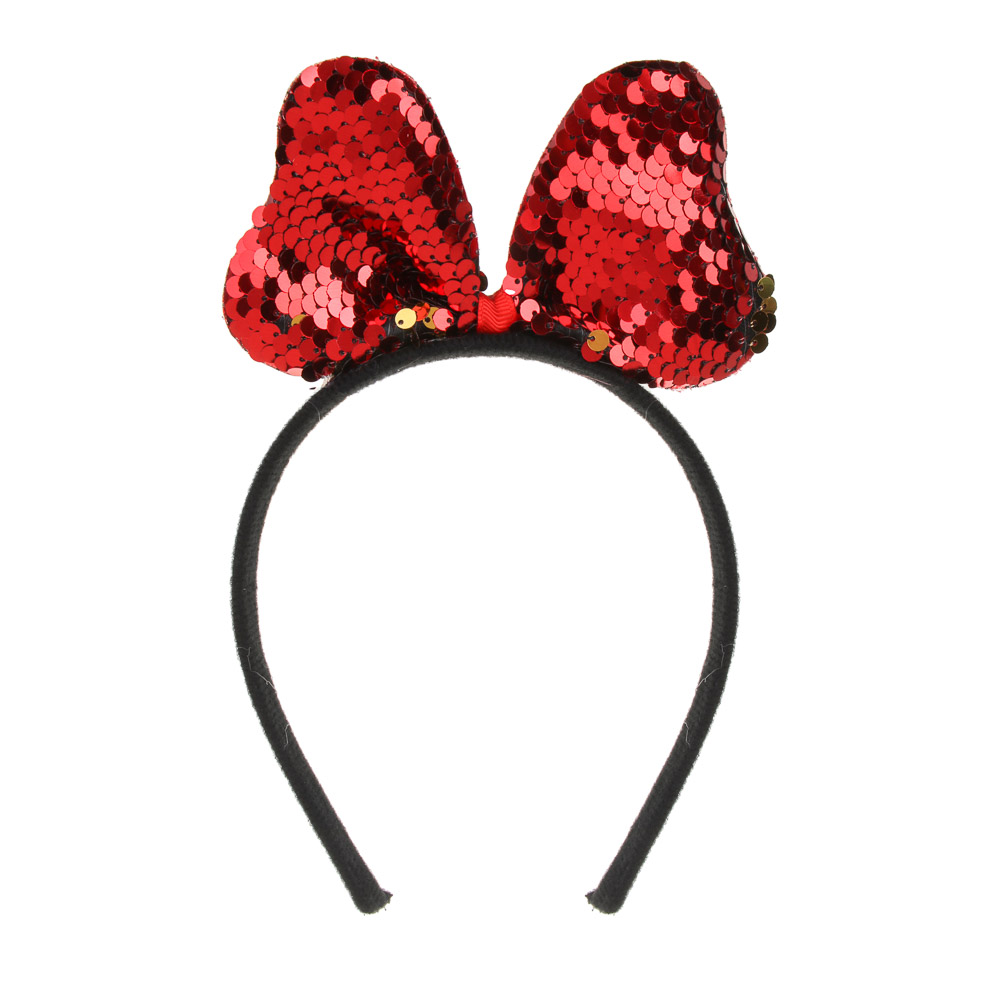 ЮНИLOOK Ободок для волос с ушками, 1-1,5см, полистирол, полиэстер, 2 дизайна, ACS-69, арт.№ 323-015