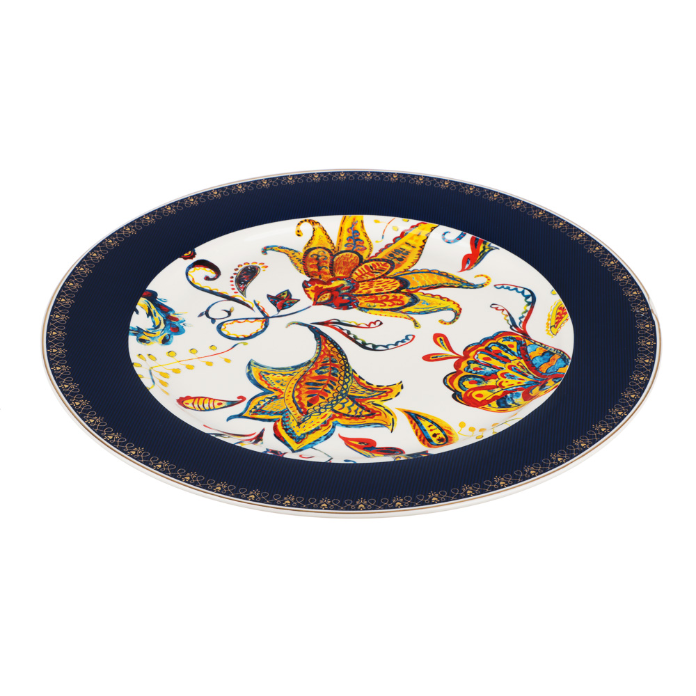 BY COLLECTION Флёр Блюдо круглое 30,5см, костяной фарфор, арт.№ 802-179