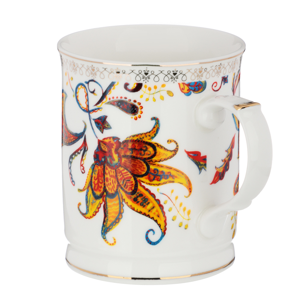 BY COLLECTION Флёр Кружка 400мл, костяной фарфор, арт.№ 802-181