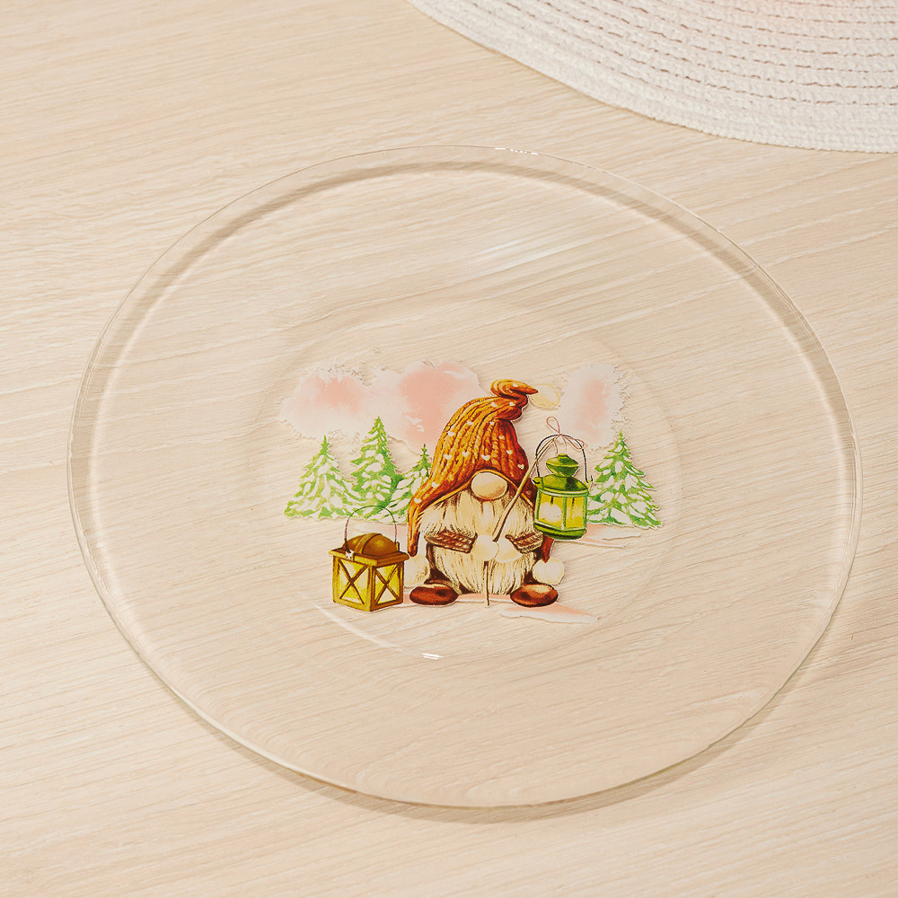 ОСЗ Гном Тарелка обеденная 25см, стекло, арт.№ 877-701