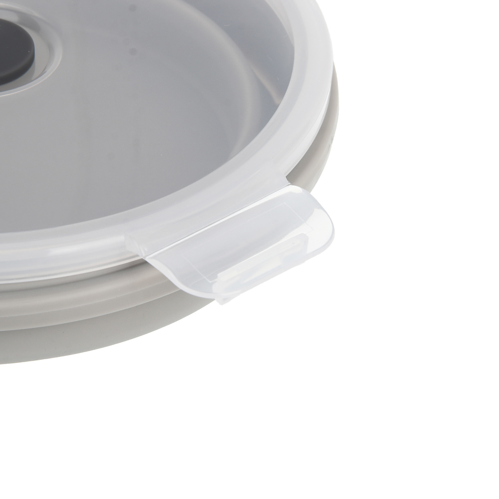 Миска складная туристическая тм BY Русские Супергерои, с крышкой, 750мл, силикон, арт.№ 123-009