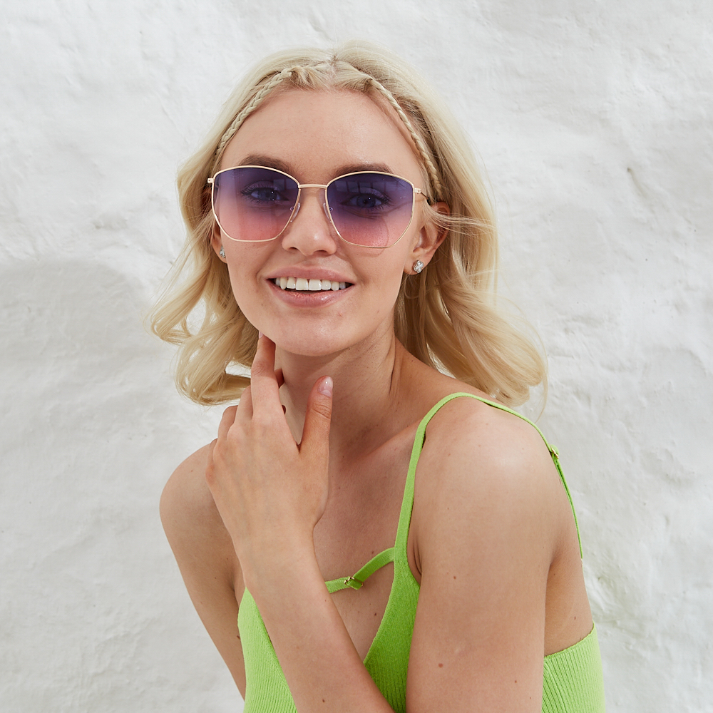 GALANTE Очки солнцезащитные для взрослых, пластик, металл, 142х47мм, 6 цветов, арт.№ 304-437