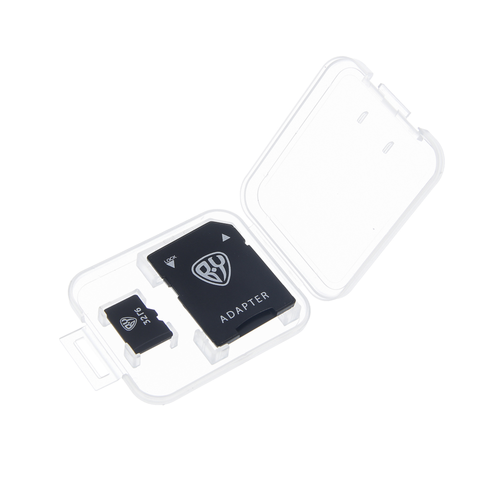 Флеш-карта памяти microSD BY 32Гб, 10 класс с адаптером SD, арт.№ 405-004