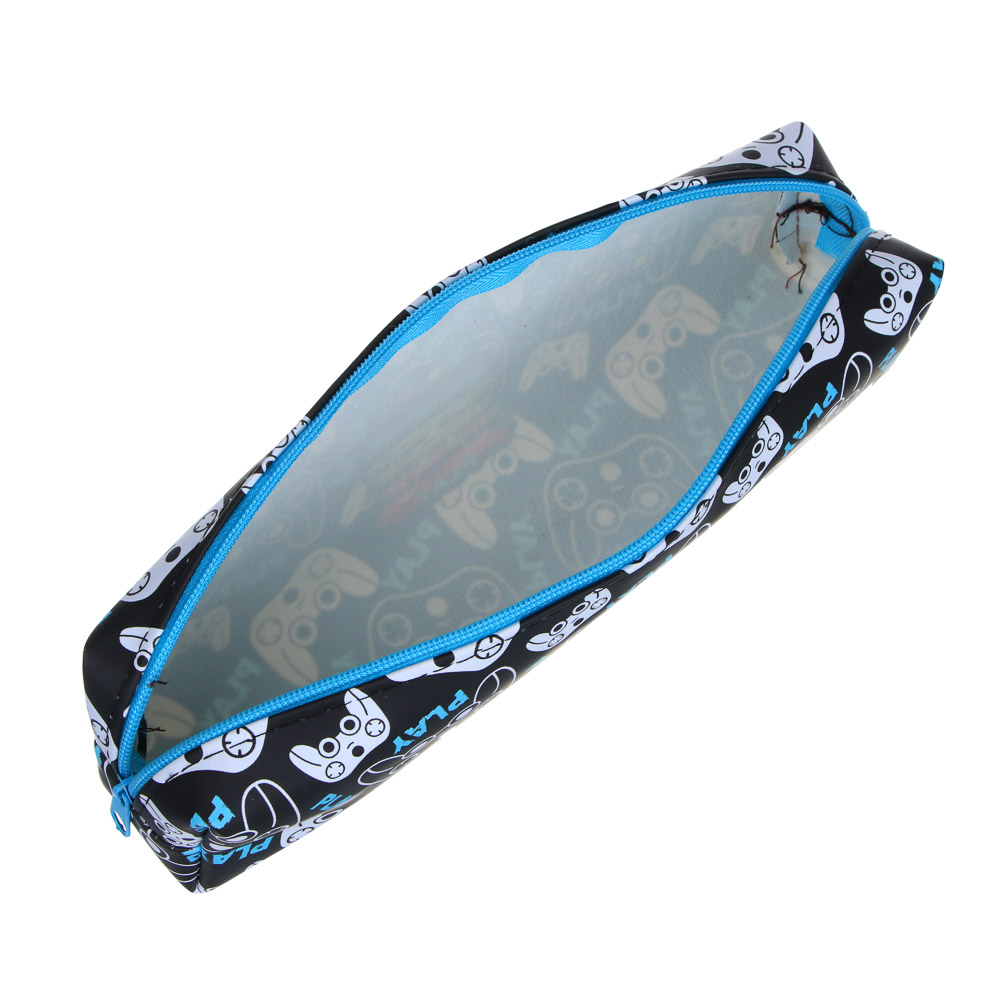 КУЛ ГЕЙМЕР Пенал прямоугольный, 20,5Х6Х4см, искусственная кожа с печатью, ПВХ бокс, арт.№ 238-372